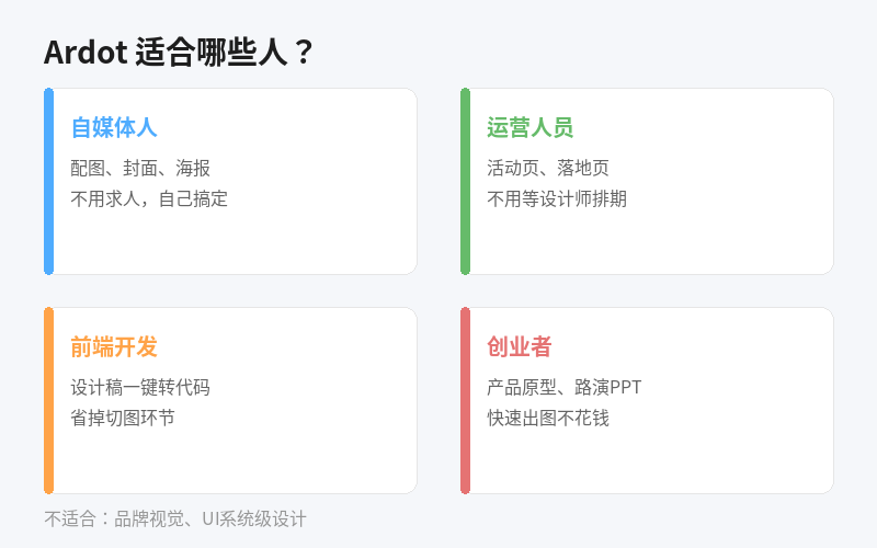 Ardot适合人群