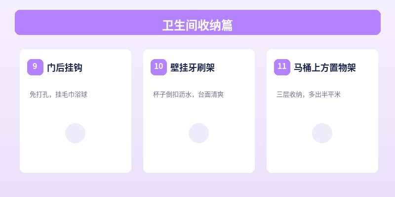 卫生间收纳